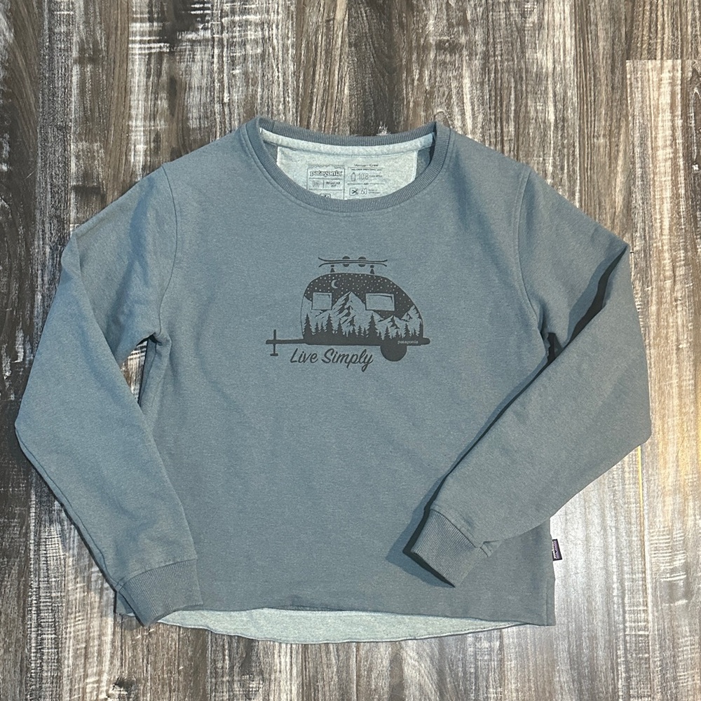 Patagonia Women's Uprisal Crew neck- Blue gray